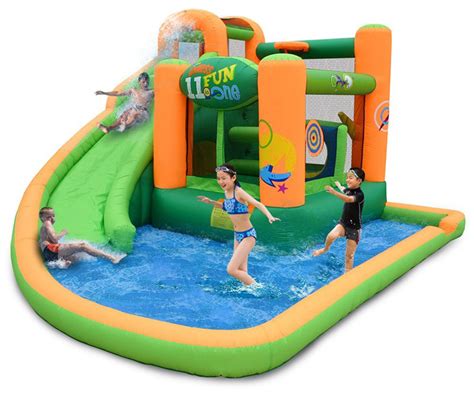 10周年記念イベントが モリコーyahoo 店costzon Inflatable Slide Bouncer Water Slides
