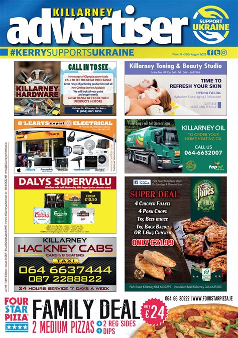 KILLARNEY ADVERTISER 26 August 2022 by Killarney Advertiser - Issuu