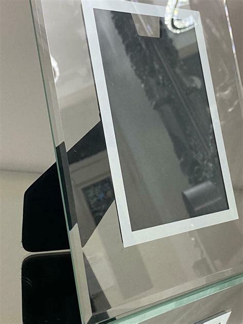 Clear Glass Picture Frame 1758 Etsy
