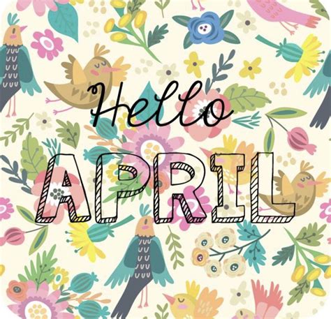 Hello April | Hello april, April art, April showers
