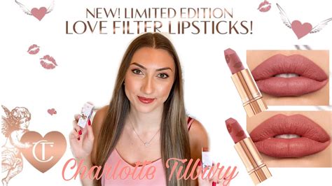 New Charlotte Tilbury Love Filter Lipsticks Swatches Comparisons Mrs