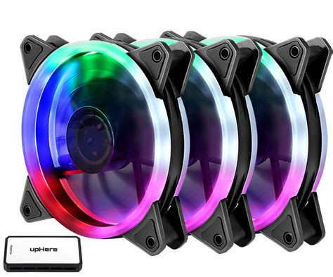 Uphere 120mm Rgb Led Computer Case Pc Cooling Fan Ultra Quiet High