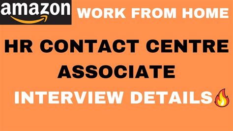 Work From Home Jobs Amazon Hr Contact Centre Associate Amazon