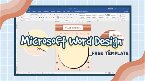 1 Aesthetic Retro Design On Microsoft Word Free Template Ms Word