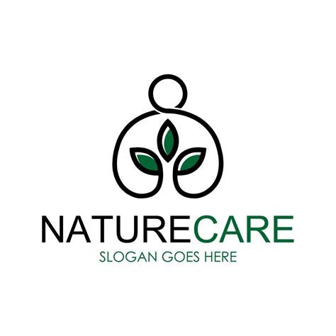 Nature Care Vector Logo Template 6561852 Vector Art At Vecteezy