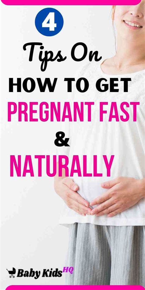 4 Tips On How To Get Pregnant Fast Naturally Baby Kids Hq Getting