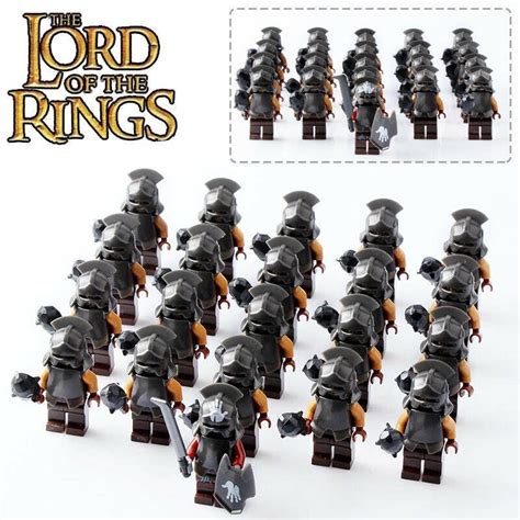 21pcs Uruk Hai Commander And Mordor Orc Army The Lord Of The Rings