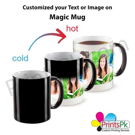 Magic Mug Printing Heat Sensitive Color Changing Picture Cup