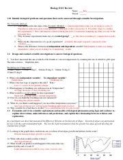 Answer key biology eoc review packet answer key 2020. EOC Review Packet answers - Name BIOLOGY EOC REVIEW PACKET ...