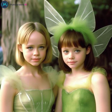 Ai Generated Image For Quoate 14 Year Old Liza Weil And Alexis Bledel As Tinkerbell And Wendy
