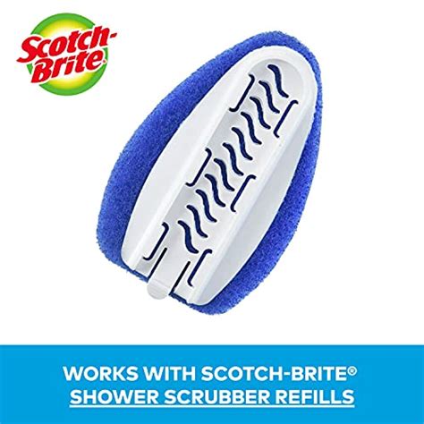 Scotch Brite Non Scratch Bathroom Scrubber With Reusable Handle
