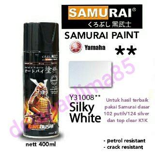 Jual Samurai Paint Y Silky White Pearl White Pituh Mutiara Cat Semprot Pylox Pilox Pilok Di