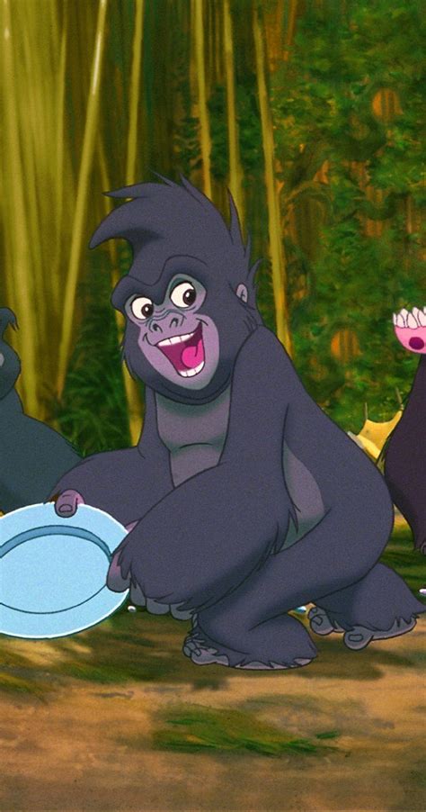 her joy quickly turns to reproachfulness and she pushes tarzan to the ground. *TERK ~ Tarzan (1999) | Tarzan disney, Disney cartoons, Tarzan