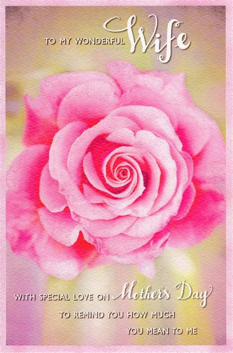 Free Mothers Day Card For Wife Printable
