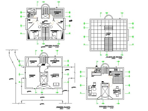 Cadbull Autocad Architecture Smallhouse Houseplan Layout