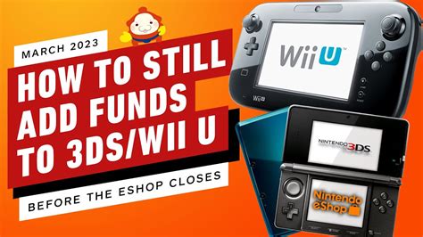 3DS Wii U How To Buy Games Before Their EShops Shut Down YouTube