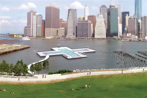 Worlds First Water Filtering Floating Pool New York City Pool