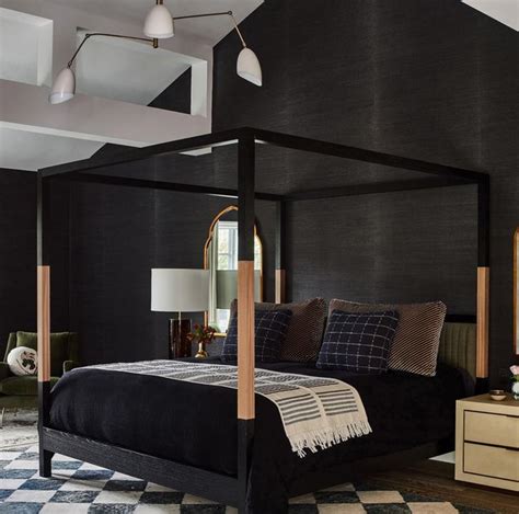 27 Dramatic Black Bedrooms Chic Black Bedroom Ideas