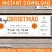 Basketball Game Ticket Christmas Gift Template Printable Surprise