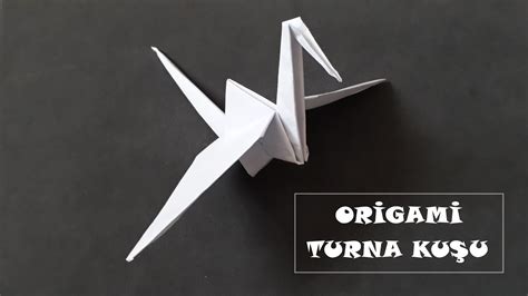 turna kuşu origami YouTube
