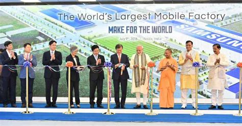 Samsung Reigns Supreme In India Opens Worlds Largest Ever Phone Factory
