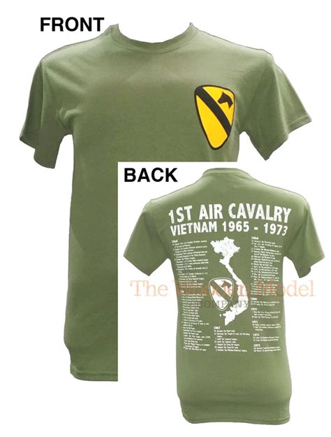 1st Air Cavalry Division Us Army Vietnam War Military T Etsy