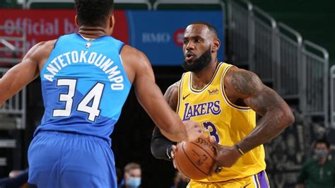 Stats from the nba game played between the los angeles lakers and the phoenix suns on november 12, 2019 with result, scoring by period and players. Lakers vs. Bucks score: Live updates as LeBron and Co ...
