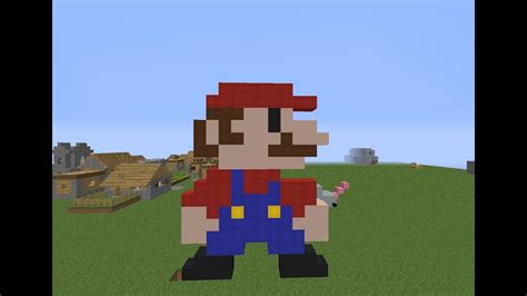 Pixel Art Mario Minecraft