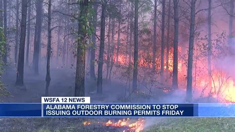 Statewide Fire Alert Continues For Alabama Youtube