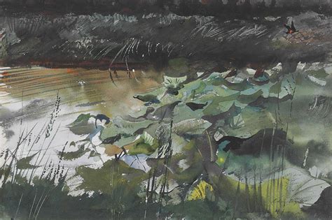 Andrew Wyeth 1917 2009 Lily Pads Christies