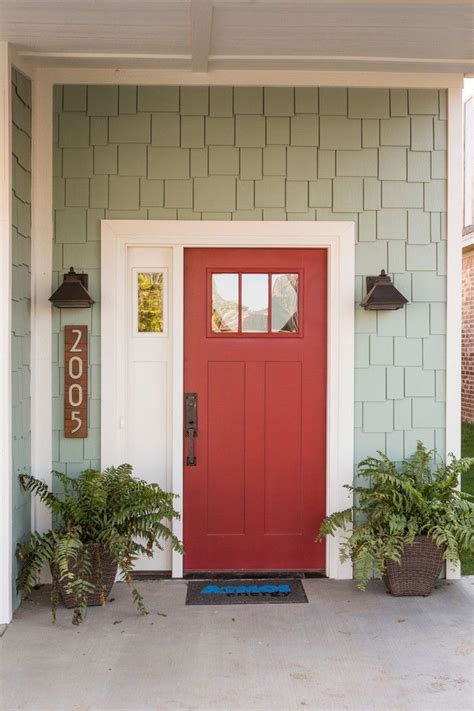 Apple Red Is Simply Delicious As A Front Door Colour For A Similar
