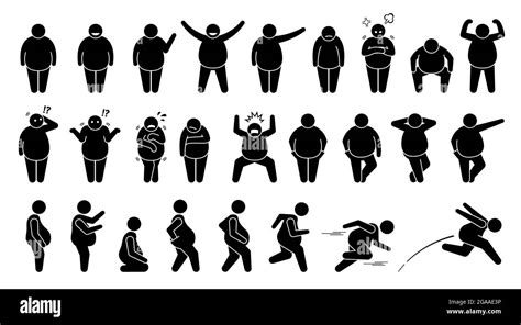 Stick Figure Fat Man Hi Res Stock Photography And Images Alamy