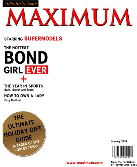 Download Maximum Magazine Cover January2010