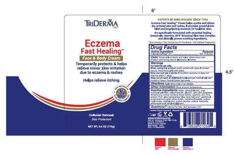 Dailymed Triderma Eczema Fast Healing Face And Body Colloidal