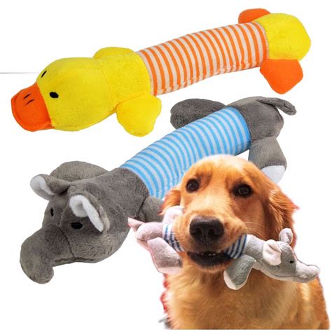 Pet Puppy Chew Toy Squeaker Squeaky Soft Plush Play Sound For Dog Toys