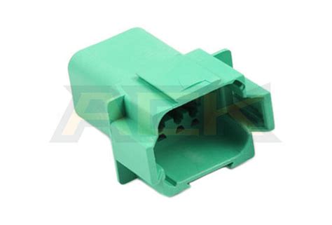 Dt04 08pc 8 Pin Green Color Male Deutsch Connector Dt Series