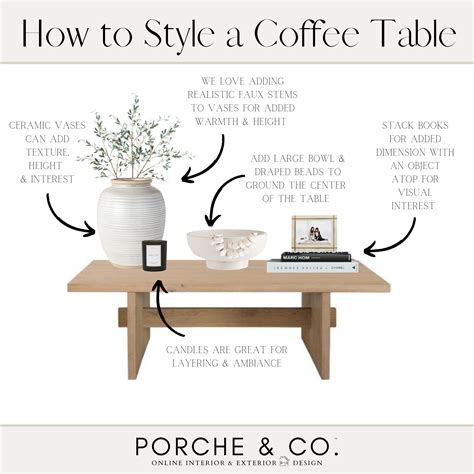 Porche Tips & Tricks: How to Style a Coffee Table — Porche & Co.