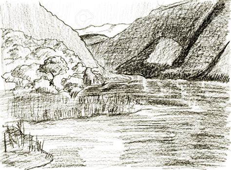 Mountain Pencil Drawing At Getdrawings Free Download