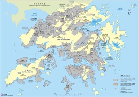 Hong Kong City Regions And Its Administrative Districts Hong Kong