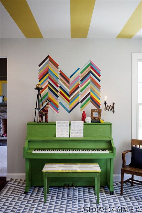 Green Painted Piano Annie Sloan Chalk Paint East Coast Creative