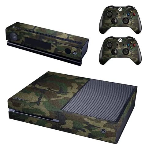 Army Camouflage For Microsoft Xbox One Console Game Sticker Cover Vinyl
