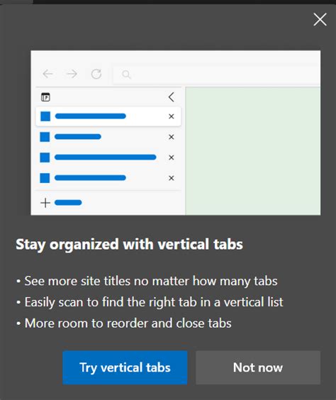 How To Use Vertical Tabs In Microsoft Edge Browser