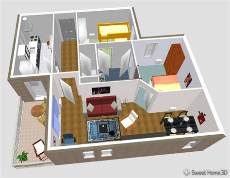 Sweet home 3d is an interior design application that helps you to quickly draw the floor plan of your house, arrange furniture on it, and visit the results in 3d. Sweet Home 3D : โปรแกรมออกแบบบ้าน สวยๆ สไตล์คุณเอง ...