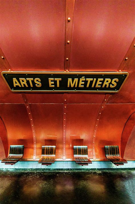 Les Arts Et Metiers Metro Station Paris France Photograph By Maggie