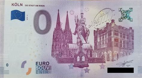 Der kurs des rumänischen leu (singular: 0 Euro Schein - Souvenirschein Köln am Rhein 2018 4