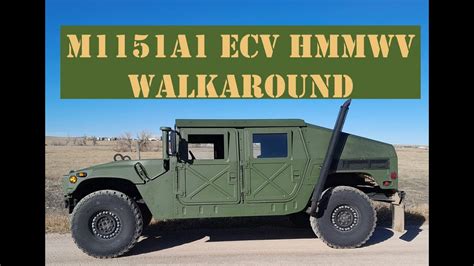 M1151 Ecv Hmmwv Walkaround Youtube