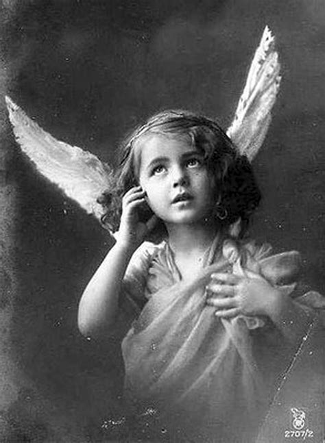 Vintage Picture Of Girl With Angel Wings Angel Pictures Angel Art Angel