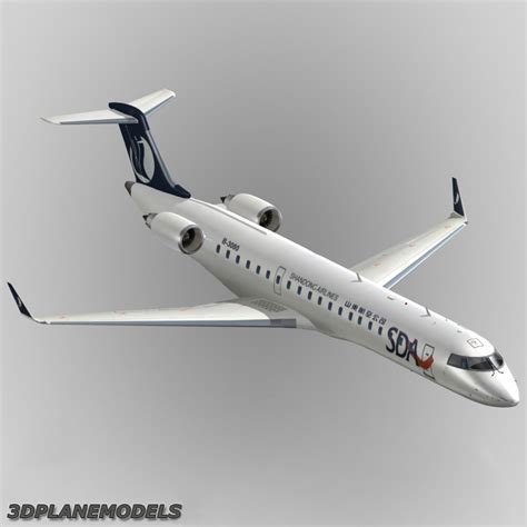 3d Model Bombardier Crj 700 Shandong Airlines