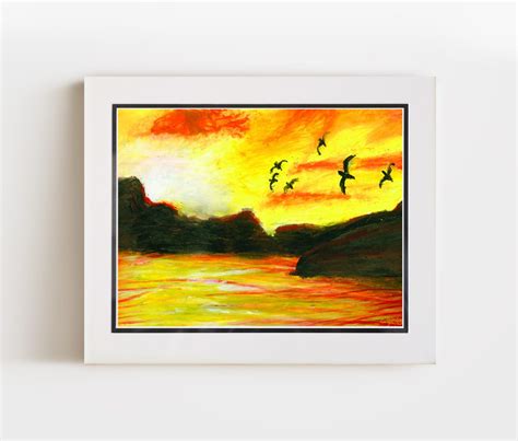 Releasing A Bird 8×10 Double Matted Paper Official Akiane Gallery