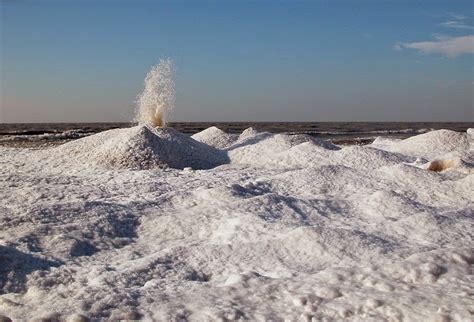 Ice Volcanoes Of The Great Lakes Snow Addiction News About
